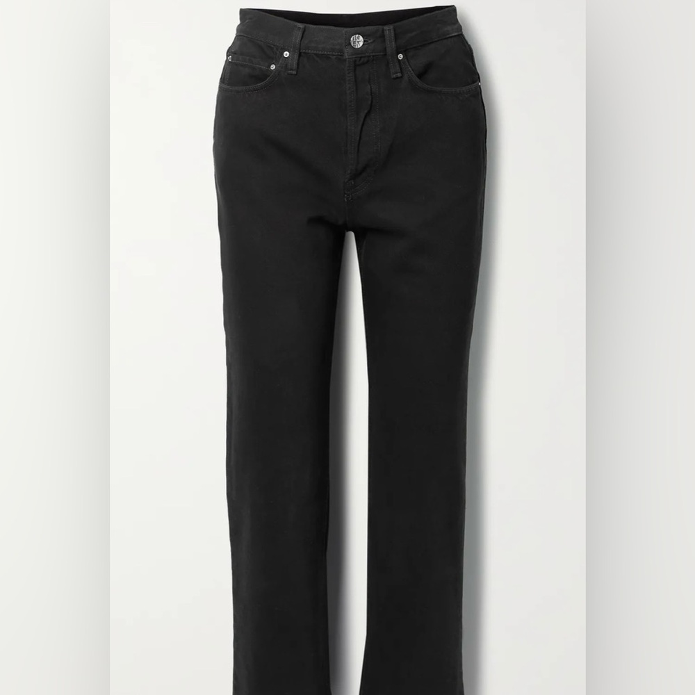 Toteme cropped kick flare jeans